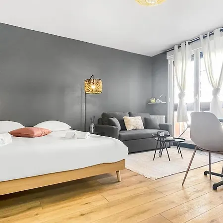 Homey Moorea - Hyper-centre/ Proche Geneve/ Wifi * 안마스