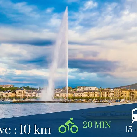 Apartment Homey Moorea - Hyper-centre/ Proche Geneve/ Wifi