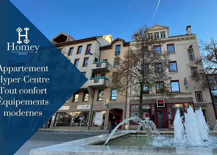 Homey Moorea - Hyper-centre/ Proche Geneve/ Wifi * Annemasse